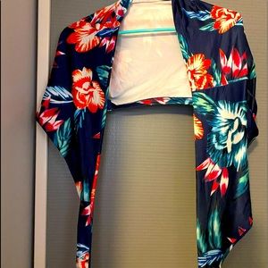 Top that goes with long tropical skirt posted